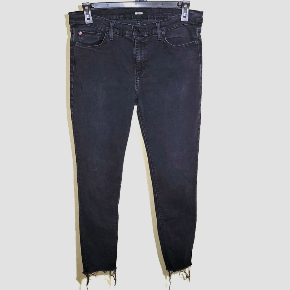 Hudson Black Krista Super Skinny Jeans 31
